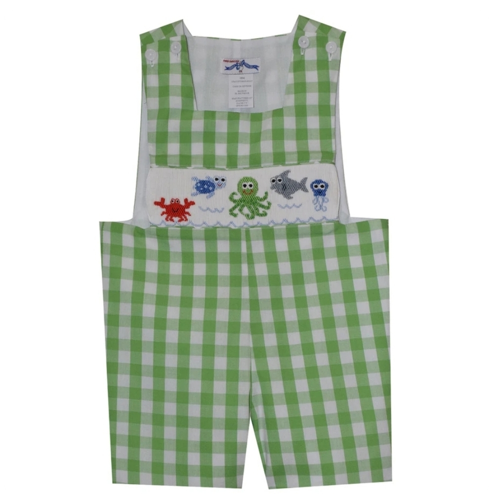 Smocked sunsuit/romper